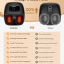 EaseZen Foot Massager Machine with Heat, Shiatsu Foot Massager with Remote, 2026 Upgraded Deep Kneading, for Plantar Fasciitis, Neuropathy, Birthday Gifts for Women Mom Men Dad, Up to Foot Size 14