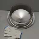 12 Inch Chimney Cap,Adjustable Chimney Cap (Fits 11.9" - 12.3" Round Flues) - 12" Stainless Steel Cone Top with Screen, Round Chimney Cap Reinforced Round Rain Cover for Vents All-Round Protection