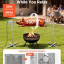 VEVOR Rotisserie Grill, 56in Electric Rotisserie Grill Kit 8 Level Height, BBQ Grills Rotisseries Kit with 132 lbs Load Capacity, Asador de Puerco, Stainless Steel Automatic Grilling Kits for Parties