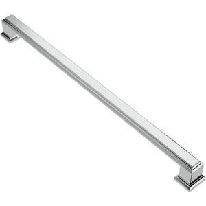 Alzassbg 10 Pack Polished Chrome Cabinet Pulls, 10 Inch(256mm) Hole Center Cabinet Handles Kitchen Pulls for Cabinets and Drawer AL3071CP (10" Hole Center)