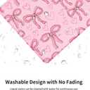 2 x Square Funny Mouse Mat, Cute and Waterproof Mousepad for Computers, Laptop with Non-Slip Rubber Base, 9.5 * 7.8 * 0.12In Mouse Pad, Office & Home,Bowknot (Small)