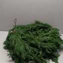 4 Pcs Artificial Norfolk Pine Garlands Christmas, 6 FT Dense Real Touch Winter Pine Garland Ornament, Green Artificial Greenery Garland for Table, Mantle, Wall, Indoor, Outdoor Christmas Decorations