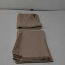Fitable Nature Faux Linen Tablecloths Rectangle 60 x 84 Inch - 2 Pack Neutral Table Clothes for 4-6 Foot Tables, Wrinkle-Proof Faux Burlap Table Cover for Dining, Farmhouse, Outdoor Picnic, Camping