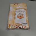 Softalker Fall Tablecloth Rectangle 60x84 Inch, Thanksgiving Autumn Harvest Pumpkin Buffalo Plaid Decoration Table Cloth, Stain Resistant Table Cover for Party/Dining/Holiday, Orange Checkered