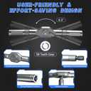 Magnetic Screwdriver Set: 24 in 1 Ratchet Mini Screwdriver Set, Multi-Function Bit Magnetic Drive Set with Detachable Ratchet Handle, Portable Precision Repair Tool Kit for Furniture Computer Bicycle