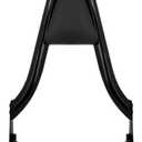 HDBUBALUS Motorcycle Sissy Bar Passenger Backrest Compatible With Harley Touring Road King Road Glide Street Glide Electra Glide Road King 2009-2025 (Black-22inch)
