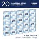 Cottonelle Professional Standard Roll Toilet Paper, Bulk (13135), 2-Ply, White, Compact for Easy Storage (20 Rolls of 451 Sheets, 9,020 Sheet Total), 20 Count