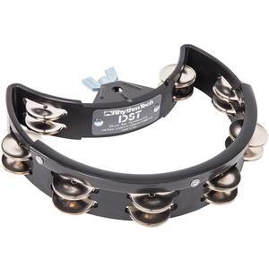 RhythmTech DST10 Drum Set Tambourine Nickel Jingles, Black