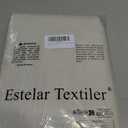 Estelar Textiler Cream 100% Blackout Curtains 72 Inches Long for Living Room,Thermal Insulated Energy Saving Curtains for Bedroom,Full Light Blocking Grommet Drapes with Black Liner,52Wx72L,2 Panels
