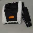 LumoLeaf Dog Lift Harness Sling for Back Legs, Adjustable Rear Leg Support & Mobility Aid, Hip Support for Senior/Disabled Dogs, Soft Fleece Lining, Padded Handles, for CCL/ACL Surgery (Black, Medium)