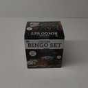 Deluxe Metal Bingo Case - Bingo Night Play Kit - Includes Metal Bingo Cage, 75 Numbered Balls, 150 Bingo Markers, 17 Double-Sided Bingo Cards & 1 Master Bingo Card