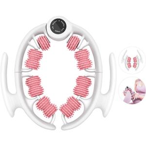 COSTWELL Cellulite Massager, Cellulite Remover Muscle Roller,360 Deep Tissue Massager for Leg, Neck,Calves, Arm,Thighs, Back,Foam Roller Fascia Massage Tool for Muscle Relieve.White