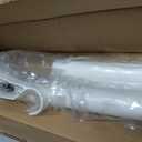 Long Tension Rod 39-144inch White Tension Curtain Rods no Drilling 1.26" Diameter Outdoor Curtain Rod for Patio,Windows,Shower,Doorway,Heavy Duty Spring Rods