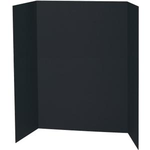 Pacon Presentation Board, Single Wall, 48" x 36", Black