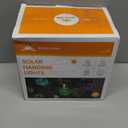 GIGALUMI Solar Lights Outdoor Waterproof ,12 Pack Solar Hanging Lights Garden Decor,Gifts for Women Mom Grandma,Christmas Outdoor Lantern Cracked Glass for Yard, Fence, Tree(Color Changing)