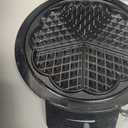 Mueller Heart 5 Waffle Maker, Waffle Iron, Adjustable Browning Control & Nonstick, Cool Touch Handle, Easy to Clean, Small Kitchen Appliances