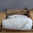 Memory Foam Pillows Queen Size Set of 4 - Cooling Bed Pillows for Sleeping - Back, Stomach, Side Sleeper Firm Pillow - Comfy Cool Shredded Memory Foam 4 Pack Queen Rayon Derived from Bamboo Pillows