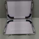 Portable Outdoor Folding Table Camping Picnic Table Laptop Desk Computer Table Camping Accessories (Color : Silver)