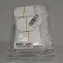 White Organza Bags Set, 60PCS Drawstring Gift Bags with 60PCS Thank You Tags Candy Mesh Pouches for Christmas Wedding Party