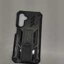 FNTCASE for Samsung Galaxy A15-5G Case: Military Grade Drop Proof Protection Phone Cover with Kickstand | Heavy Duty Rugged Full Body Protective Shockproof Matte Textured TPU Cases - 6.5 Inch (Black)