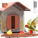 Zivif Smart Bird Feeders for Outdoors, Bird Feeder with Camera Case Compatible with Ring Stick Up Camera, Bird Feeder Camera for Bird Watching (Camera NOT Included)