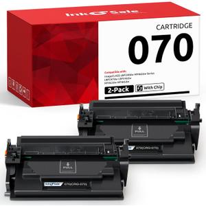 INK E-SALE 070 Black Toner Cartridge Compatible Replacement for Canon 070H CRG070 CRG-070 for Canon ImageCLASS MF465dw MF462dw MF460dw LBP246dw LBP247dw LBP243dw LBP240dw Printer (2 Pack)