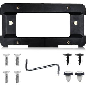 Rear License Plate Frame Bracket Holder Mount, Rear License Plate Holder Compatible with Series 1/2/ 3/4/ 5/6 & X1 X3 X4 X5 X6 Z4, 51187160607 511882380615 Replacement