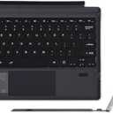 Keyboard Replacement Type Cover Trackpad Mouse for Microsoft Surface Pro 7+ 7 Pro 6 Pro 5 Pro 4 Pro 3 Ergonomic Portable Slim Wireless Bluetooth Rechargeable (Black)