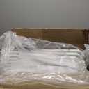 Clear Acrylic Dog Playpen Indoor with Door - Easy to Assemble Foldable Pet Playpen for Small Dogs, Cats, Rabbits, Ferrets - Small Animal Whelping Crate Kennel Fence (8)