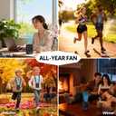 2 x Deller Portable Fan Rechargeable Personal Fan with 10000mAh Waist Clip On, 24H Runtime 3-Speed Hands-Free Shirt Fans, 6500RPM Wearable Neck Fans for Outdoor, Camping, Hiking, Travel (Black-01)