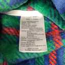 ECGK Boys Girls Robe Toddler Kids Soft Plush Hooded Bathrobe Sleepwear Pajamas Gifts Selections for Kids Green Plaid 6-8Years