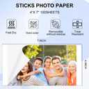 Compatible with Liene PixCut S1 Sticker Paper -100 Sheets of 4x7 Printable Sticker Paper,Water & Oxidation-Proof,Only for Liene PixCut S1(Only Paper,100 Sheets) ﻿
