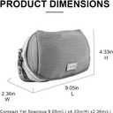 Pencil Case for Girls, Pen Pouch with Zipper, Small Pencil Bag for School Office, Cute Stationery Organizer Bag for Students