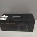 AERLANG Shiatsu Back and Neck Massager, Back Massager Deep Tissue Kneading Neck and Shoulder Massage with Heat, Electric Massage Pillow Fathers Day Gift Ideas from Daughter Son(NOT Cordless) (Black)