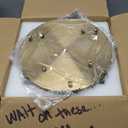 3 Lights Crystal Pendant Light Modern Cluster Chandelier - Dimmable LED Pendant Light Fixture with Brass Teardrop Design - Stylish Lighting for Kitchen Island, Dining Room, Hallway, Bathroom