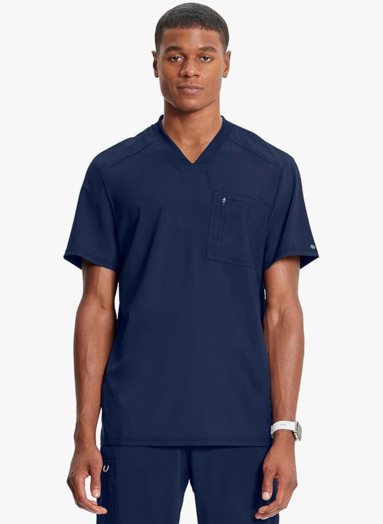 Infinity Cherokee Men Scrubs Top Tuckable V-Neck CK910A Size XL