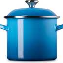 Le Creuset Enamel on Steel Traditional Stockpot, 6 qt., Marseille with Stainless Steel Knob