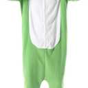 DarkCom Frog Onesie Halloween Costume One Piece Unisex Adult Pajamas Women Men Sleepwear Christmas Pajamas (Small)