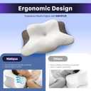 Cervical Neck Pillow, Protect Your Sleep Quality with Memory Foam, All Night Side Sleeper Pillow, Deep and Quality Sleep for Cooling Pillow