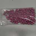 120pcs 10mm Rhinestone Beads for Jewelry Making, Dark Pink Shiny Round Shamballa Disco Ball Beads Bulk, Sparkle Crystal Clay Christmas for Bracelet Baseball Necklace Earring Crafting and DIY