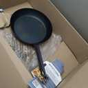 Merten & Storck Pre-Seasoned Carbon Steel 12 Frying Pan Skillet, Use on Induction, Stove and Grill, Durable, Even-Heating, for Searing, Grilling, Oven Use, and Campfire, Indoor/Outdoor (Black)