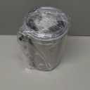 Stainless Steel Food Container with Clear Lids Airtight Storage Container Stackable Small Canisters Kitchen Pantry Storage for Cereal, Snacks, Candy, Herbs, Spices, Sugar, Tea (Silver) (Sliver)