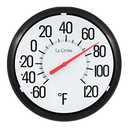 La Crosse 104-134 13.25 Round Indoor/Outdoor Analog Dial Thermometer