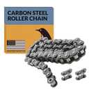 Connecting Links - Carbon Steel Chains for Bycicles, Mini Bikes, Motorcycles, Go-Karts, Home and Industrial Machinery - 239 Links
