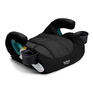 Britax UpNGo Click Backless Booster Car Seat with Rigid Latch, Lightweight and Portable Travel Booster with Slim Design and PosturePlus, Accommodates Kids up to 120 Lbs and 63 Raven Black (Manufacturing Date 02/09/2026)