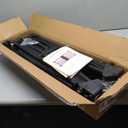 34-55" Adjustable Width Baby Gate, Foldable Dog Gate, Metal Frame, Dual Openings, No Bottom Bar Baby Gate for Stairs, Doorways, Hallways, Porches, Decks, Mesh Gate Child Gate Pet Gate