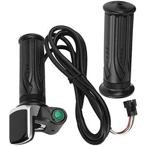 Thumb Throttle Ebike,Throttle Bolt with Key 48V Throttle 36V Electric Scooter LCD Electric Quantity Display with Speed Governing Throttle Grip 6 Cores(36V)