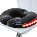Benazcap Orthopaedic Seat Cushion Donut Cushion for Office Chairs, Car Seat and Wheelchair - Ergonomic Memory Foam Seat Cushion for Hemorrhoids, Sciatica, Pregnancy and Postpartum