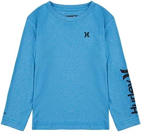 Hurley Boys' Long Sleeve UPF 50+ Rash Guard Swim Shirt, Size XL