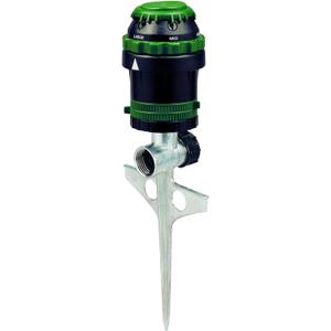 Orbit 58573N H2O-Six Gear-Drive Sprinkler on Metal T-Spike